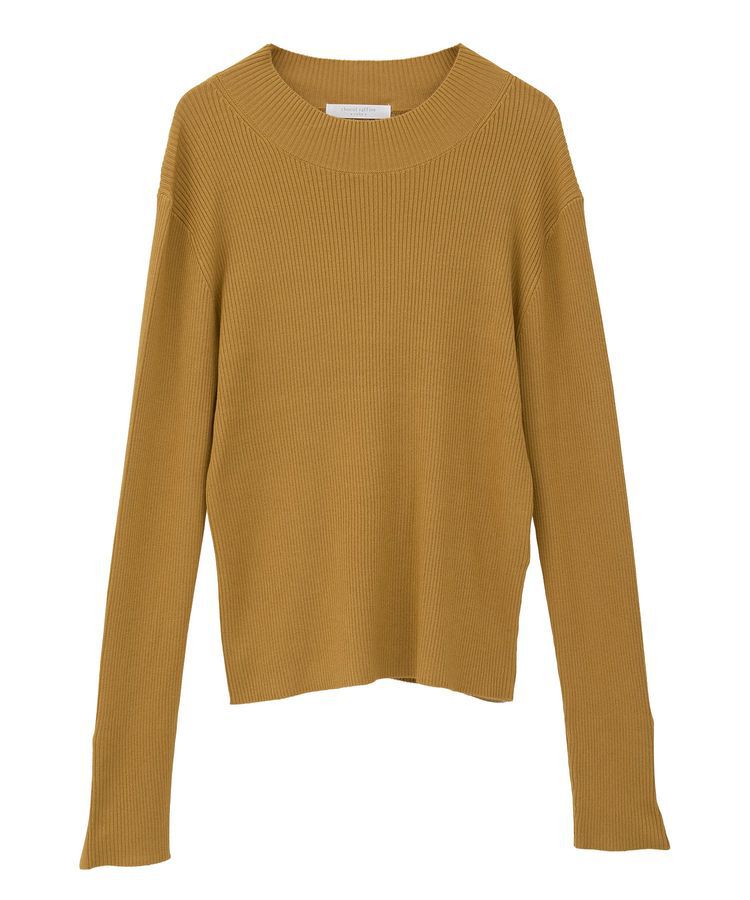 Green Parks「袖口金釦リブニットプルオーバー」|ニット・セーター|