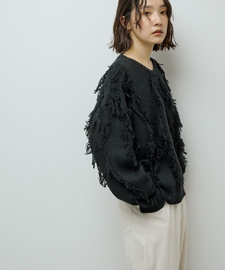 Green Parks「フリンジニットプルオーバー」|ニット・セーター|