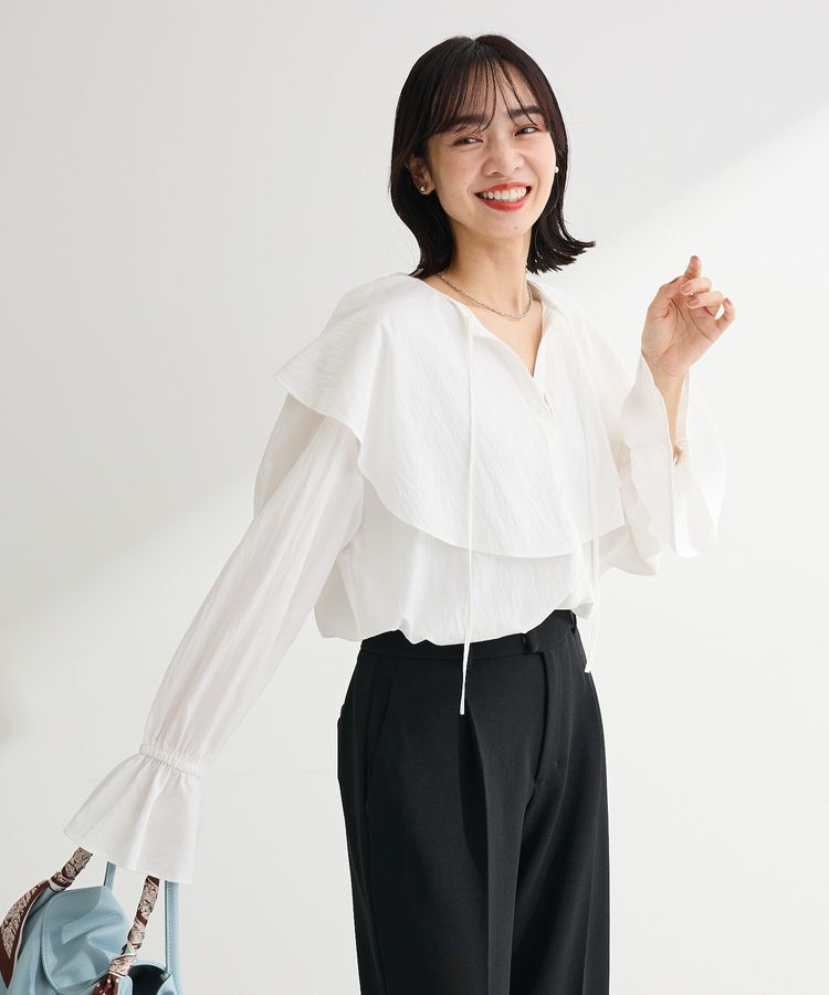 Green Parks「ラッフルブラウス」|シャツ・ブラウス|