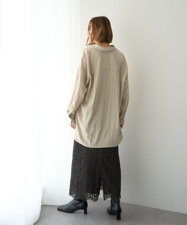 YECCA VECCA「レースナロースカート」|タイト|