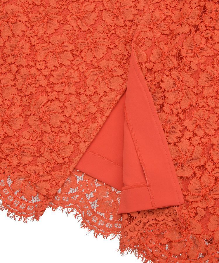 YECCA VECCA「レースナロースカート」|タイト|