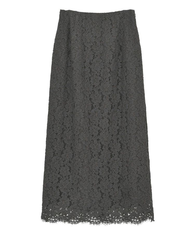 YECCA VECCA「レースナロースカート」|タイト|
