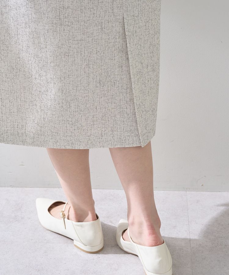 YECCA VECCA「ツイードジレジャンスカ」|ジャンパースカート|