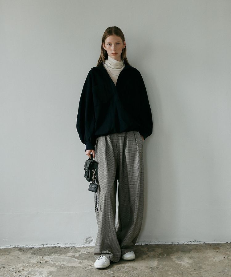 GARAGE OF GOOD CLOTHING「【日本製】ウール混スキッパーリブプルオーバー」|Tシャツ・カットソー|