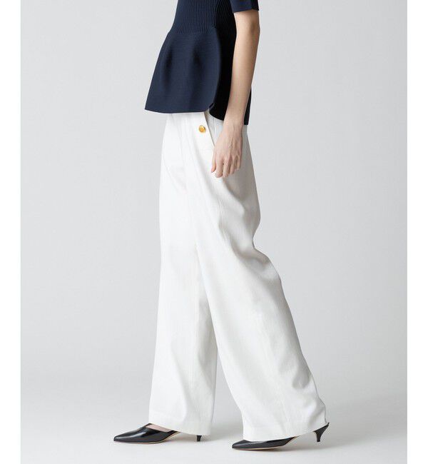 allureville「デニムライクマリンパンツ」|チノ|