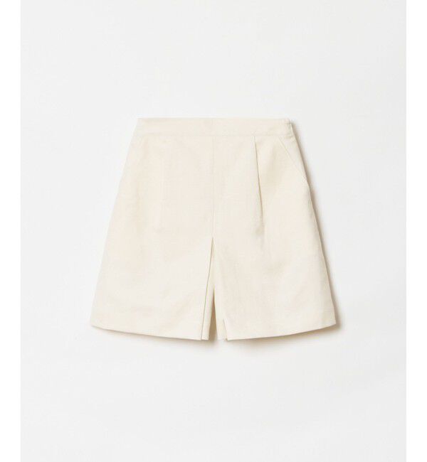 allureville「【セットアップ対応可能】リネンコンシャークスキンショートパンツ」|その他|