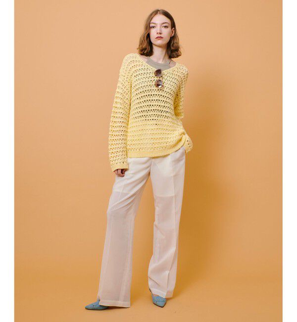 allureville「ボイルシアーセンタープレスパンツ」|その他|