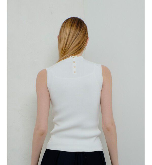 allureville「バック釦プルオーバー」|ニット・セーター|