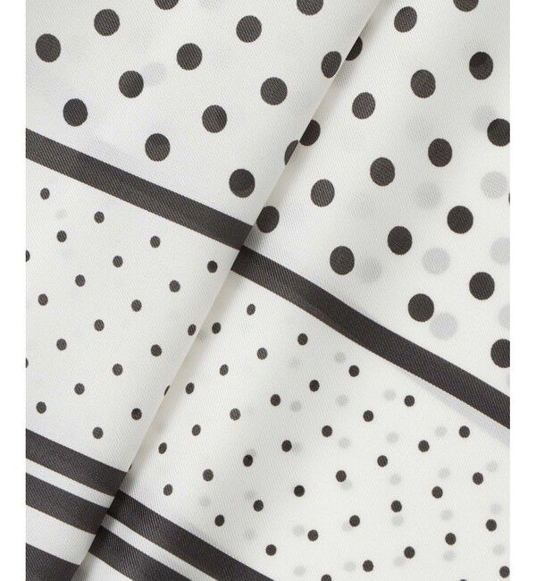 allureville「パネルドットプリントボウタイブラウス」|シャツ・ブラウス|