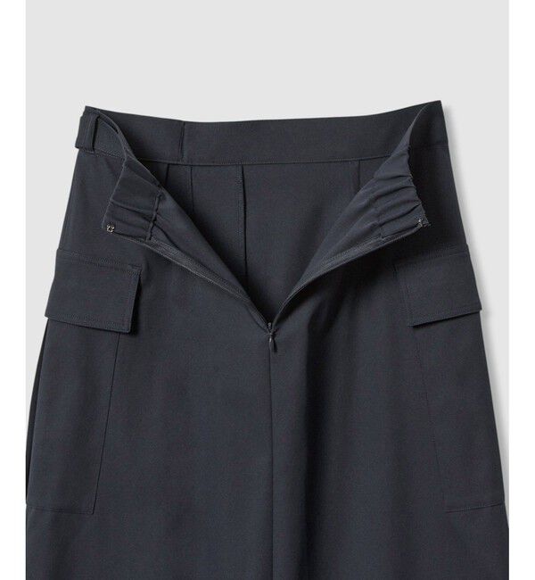 allureville「ツイルストレッチサファリスカート」|スカート|