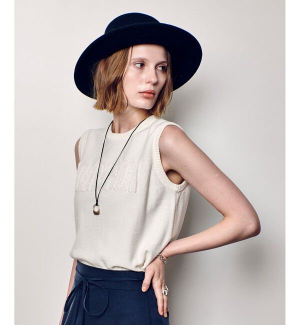 allureville「フリンジＪＱロゴプルオーバー」|ニット・セーター|