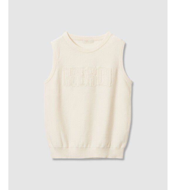 allureville「フリンジＪＱロゴプルオーバー」|ニット・セーター|