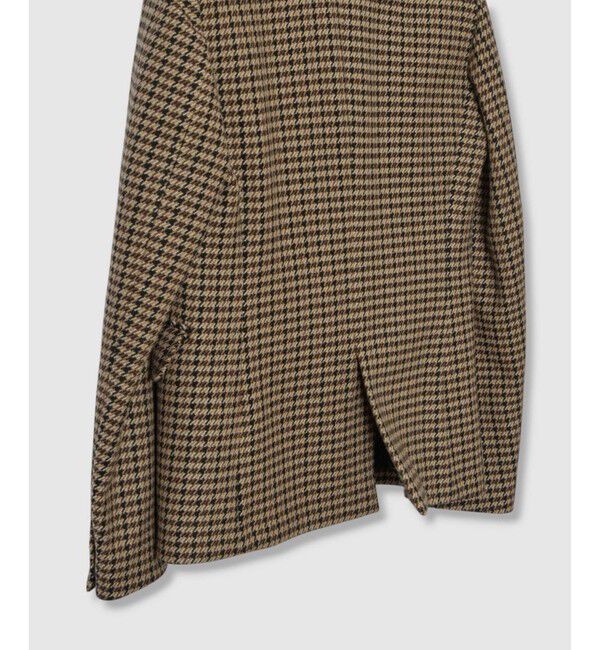 LOULOU WILLOUGHBY「【LOULOU WILLOUGHBY】ガンクラブチェックシングルジャケット」|テーラードジャケット|