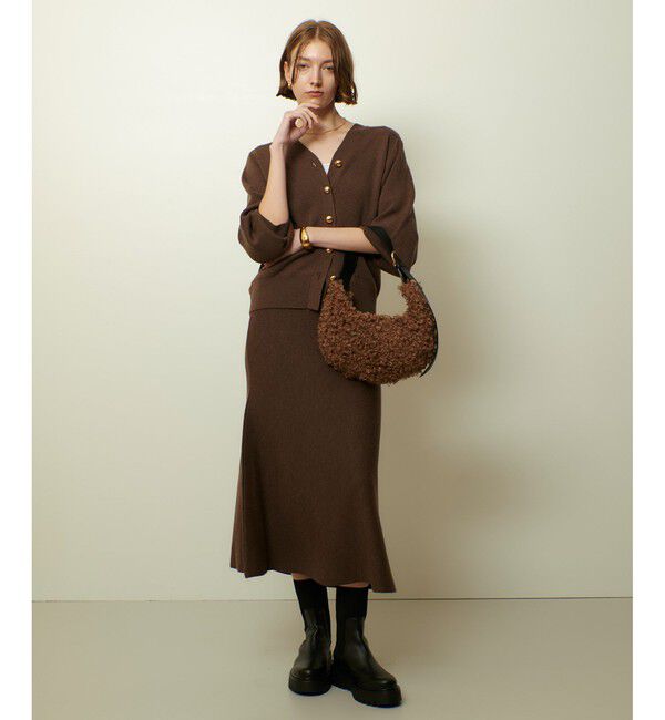 allureville「ウールスムースカーディガン」|カーディガン|