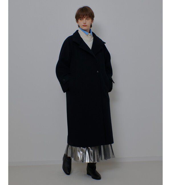 allureville「ダブルビーバースタンドコート」|ダッフルコート|