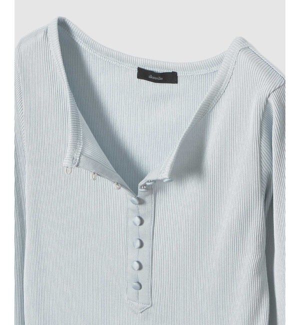 allureville「テレコヘンリーネックプルオーバー」|Tシャツ・カットソー|