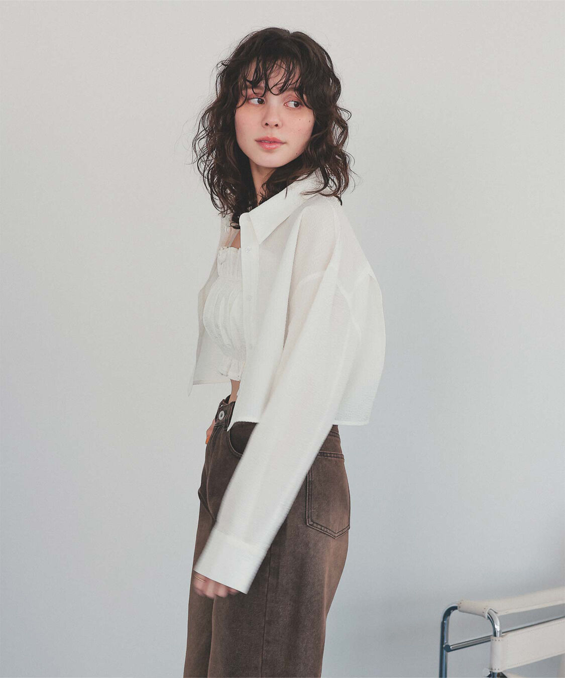 titivate「サッカーストライプシャツ」|シャツ・ブラウス|