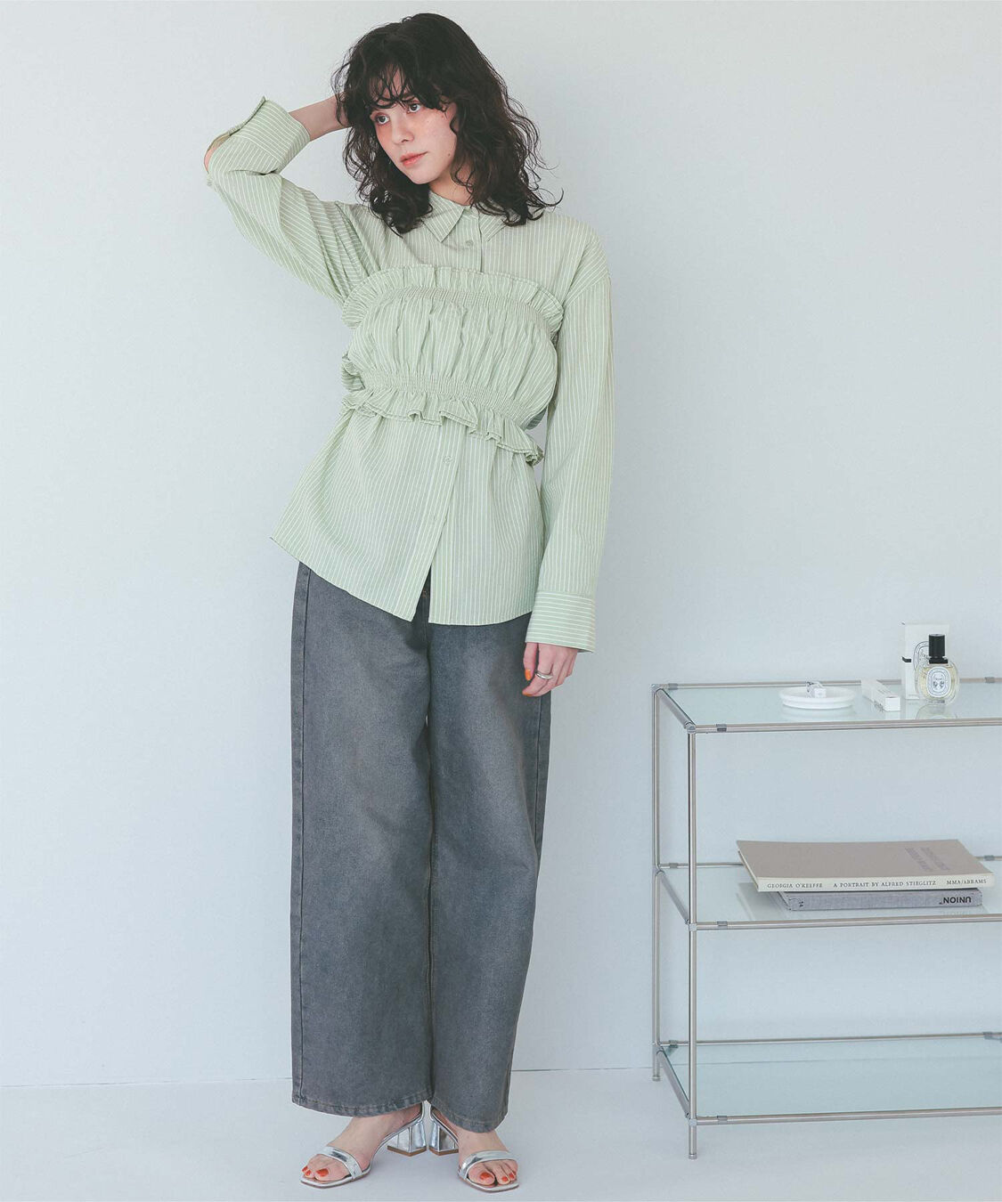 titivate「サッカーストライプシャツ」|シャツ・ブラウス|