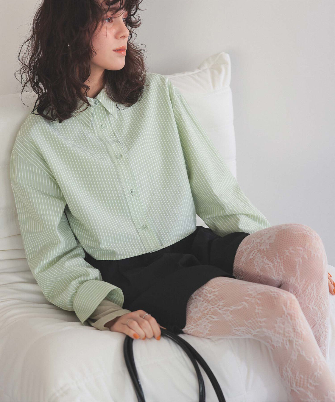 titivate「サッカーストライプシャツ」|シャツ・ブラウス|