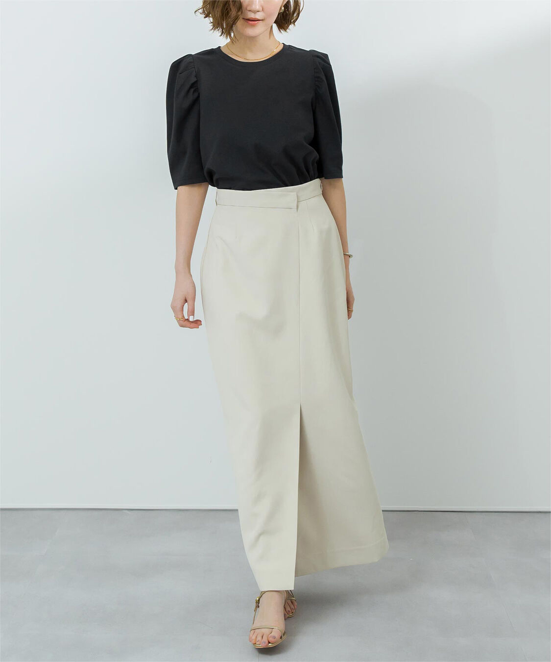 ur's「汗染み防止パフスリーブTシャツ」|Tシャツ・カットソー|