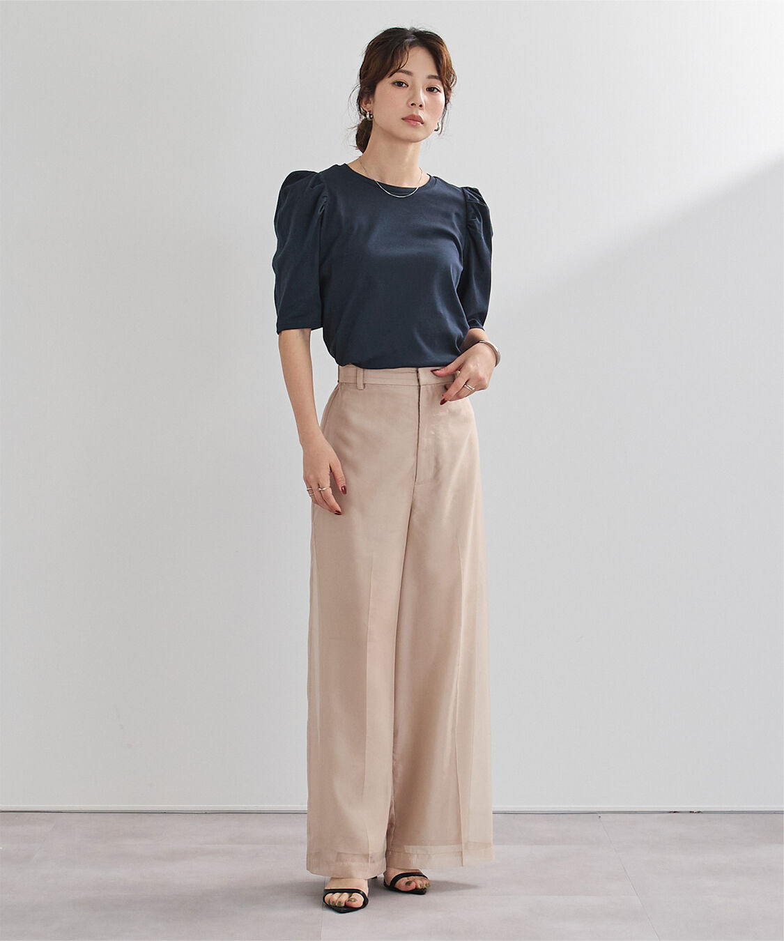 ur's「汗染み防止パフスリーブTシャツ」|Tシャツ・カットソー|