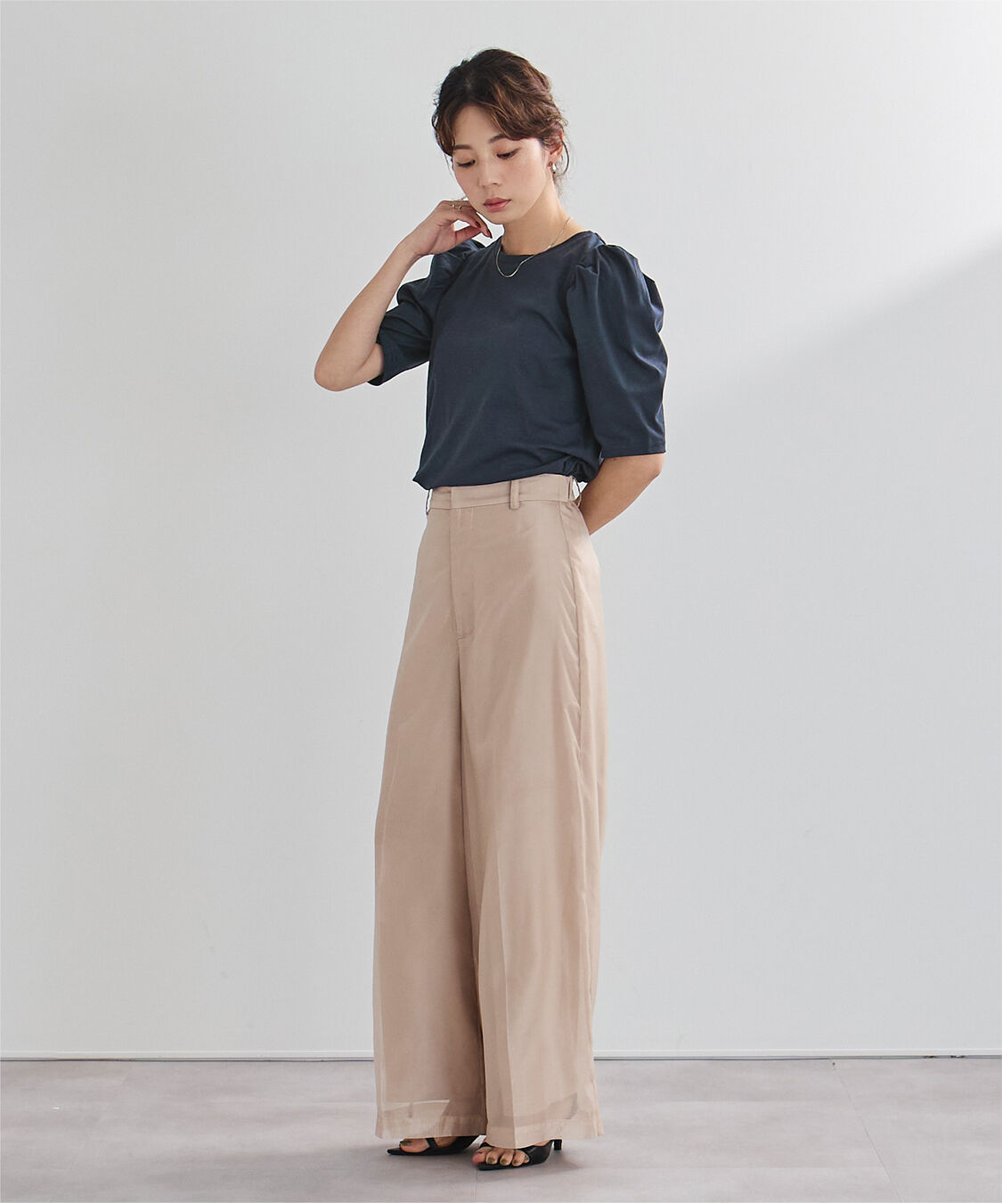 ur's「汗染み防止パフスリーブTシャツ」|Tシャツ・カットソー|