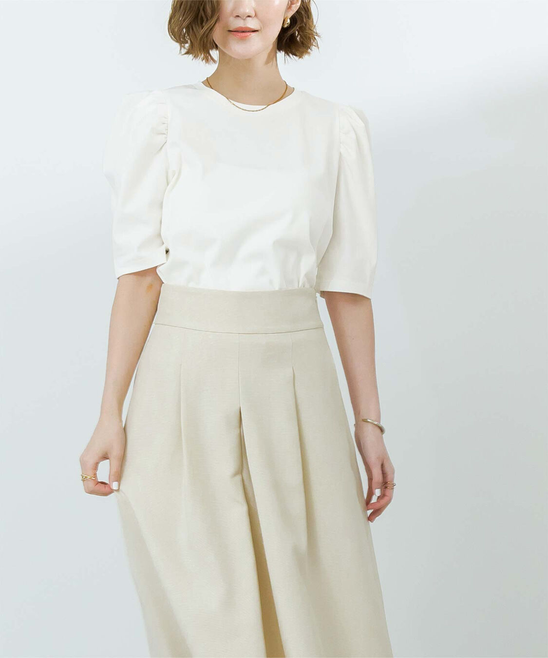 ur's「汗染み防止パフスリーブTシャツ」|Tシャツ・カットソー|