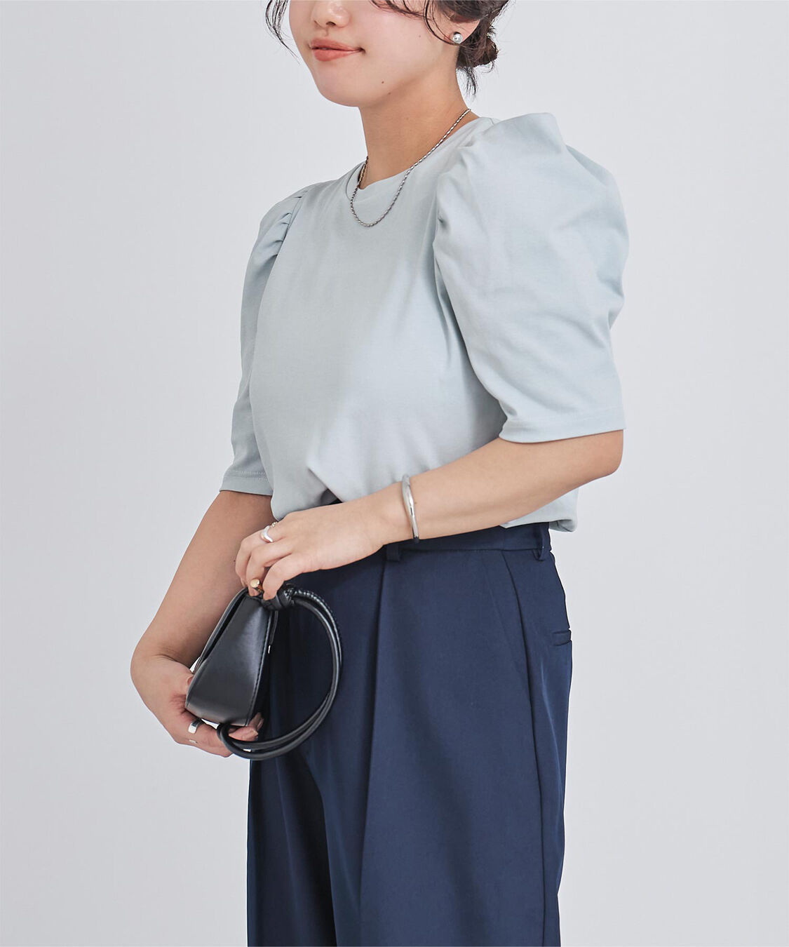 ur's「汗染み防止パフスリーブTシャツ」|Tシャツ・カットソー|