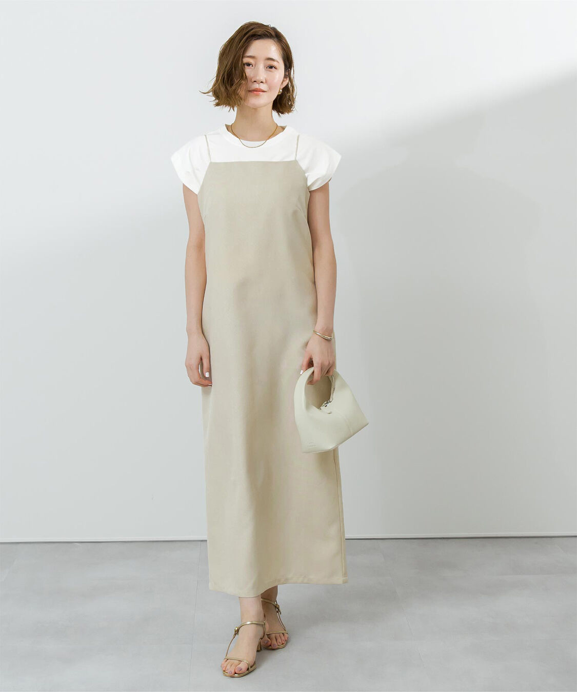 ur's「汗染み防止ワイドスリーブTシャツ」|Tシャツ・カットソー|