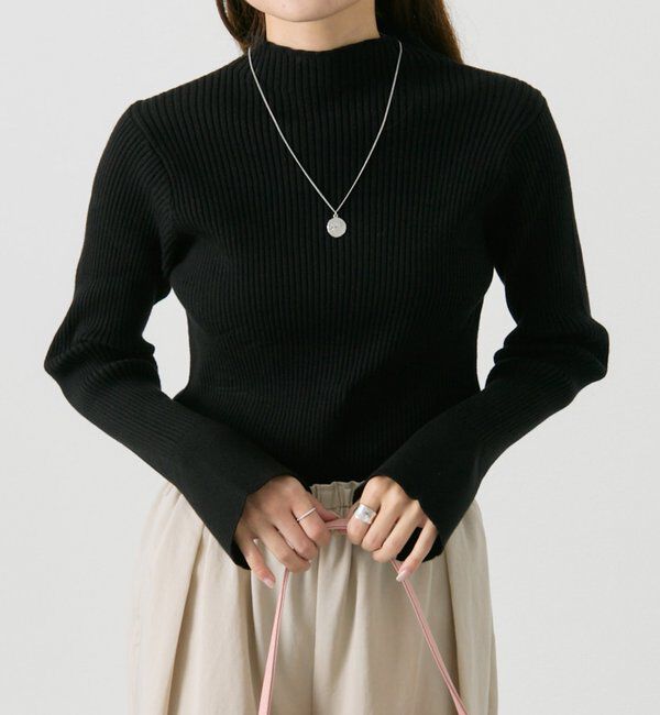  「【リバイバル/新色追加】プチハイネックリブニット」|ニット・セーター|