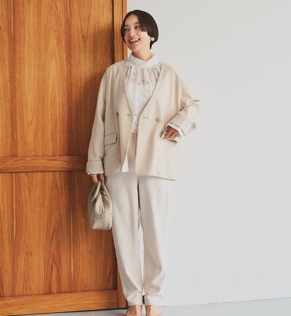  「フラワーモチーフカットワークレースブラウス」|シャツ・ブラウス|