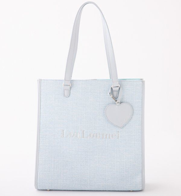  「【LouLoumei】8色展開／ハートチャーム付きトートバッグ／自立可能」|その他|