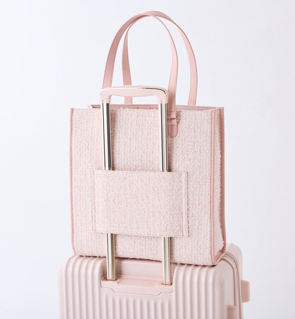  「【LouLoumei】8色展開／ハートチャーム付きトートバッグ／自立可能」|その他|