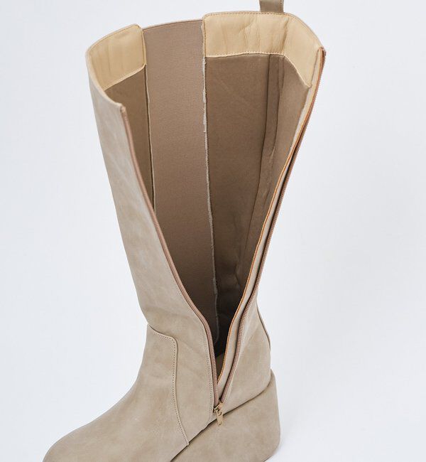  「【マイナス3キロ見え/SNSで話題】厚底サイドゴアロングブーツ」|その他|