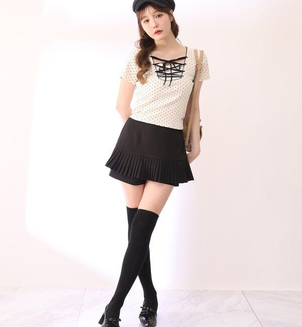  「レースアップテレコトップス」|プルオーバー|