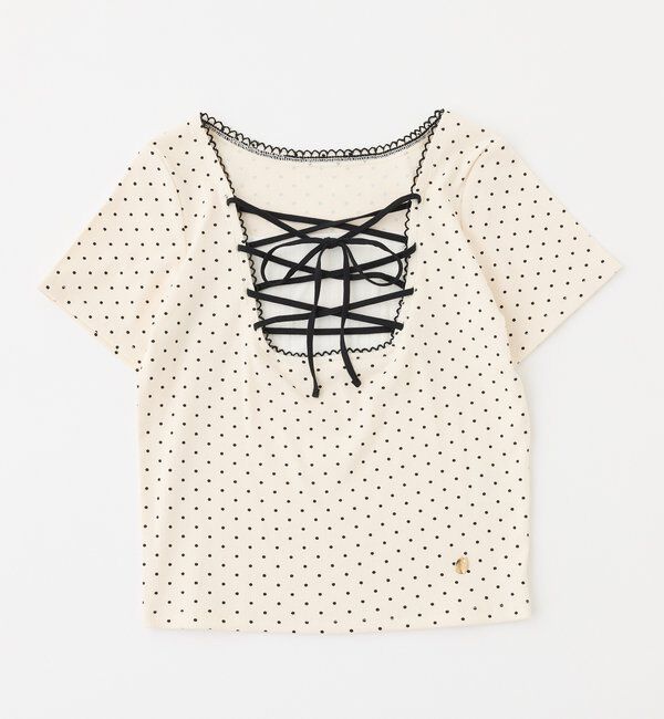  「レースアップテレコトップス」|プルオーバー|