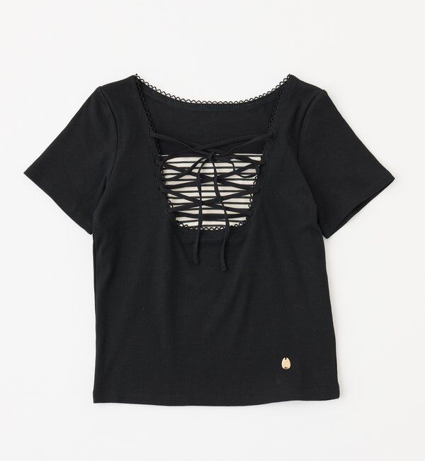  「レースアップテレコトップス」|プルオーバー|