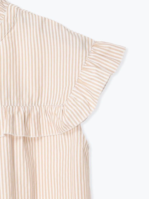 Lugnoncure「【イージーケア】無地/柄アソートフリルブラウス」|シャツ・ブラウス|