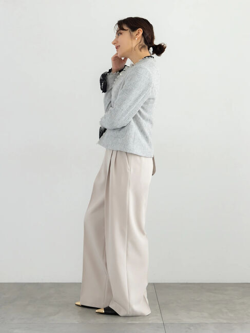 Te chichi「【セレモニーアイテム】2タックワイドパンツ（セットアップ可）」|その他|