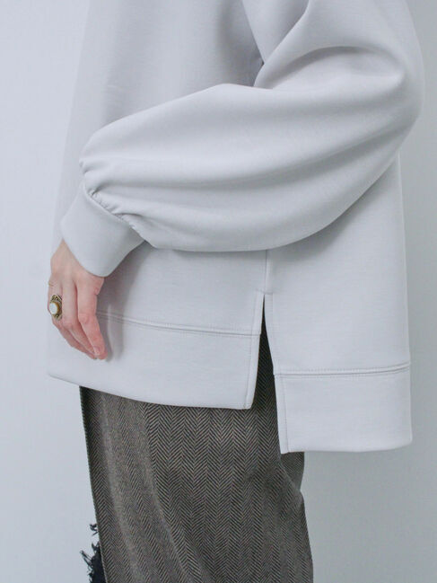 Samansa Mos2 blue「ダンボールパーカー」|Tシャツ・カットソー|