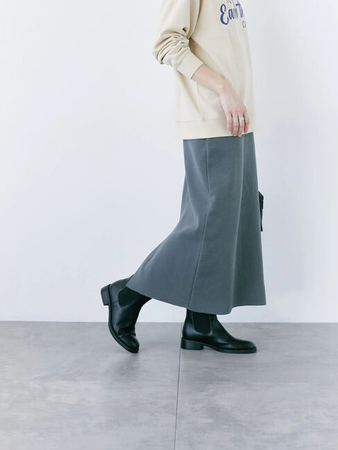 Samansa Mos2 blue「◎ニットタイトスカート」|スカート|