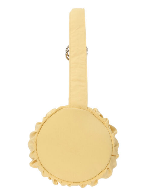 Samansa Mos2 blue「シャーリングミニドラムバッグ」|その他|