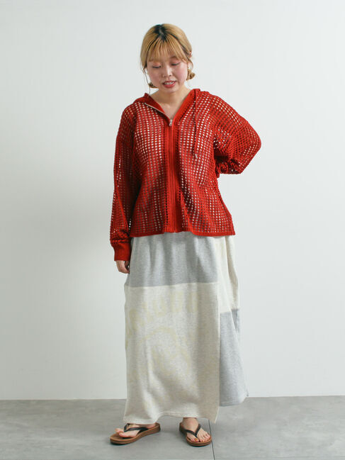 SM2「裏毛プリント配色アシメスカート」|スカート|