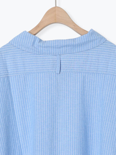 Samansa Mos2「【クールコットン】柄アソートスキッパーチュニック」|シャツ・ブラウス|