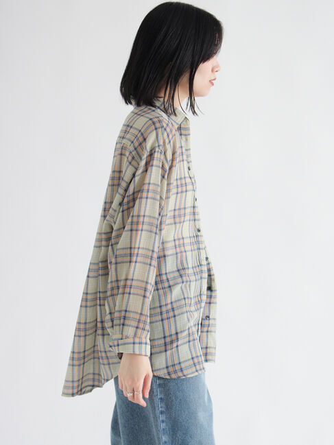 sm2rhythm「シアーチェックシャツ」|シャツ・ブラウス|