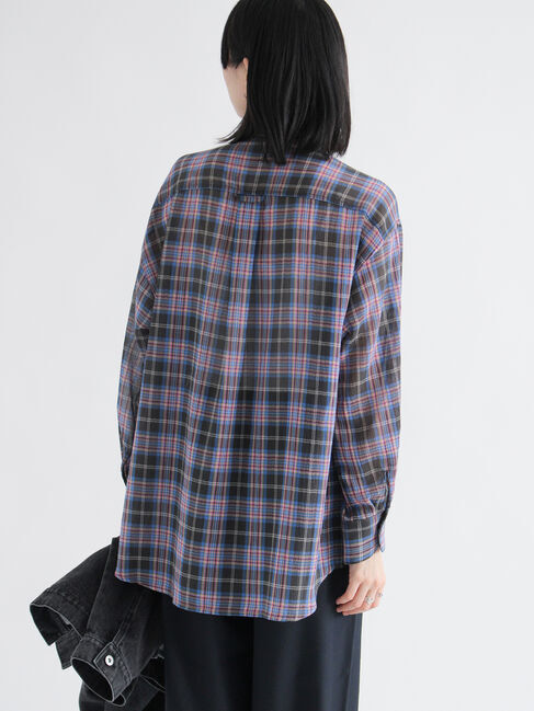 sm2rhythm「シアーチェックシャツ」|シャツ・ブラウス|