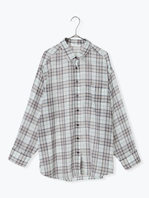 sm2rhythm「シアーチェックシャツ」|シャツ・ブラウス|