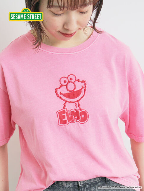 SM2「【SESAME STREET meets SM2】刺繍Tシャツ」|Tシャツ・カットソー|ピンク