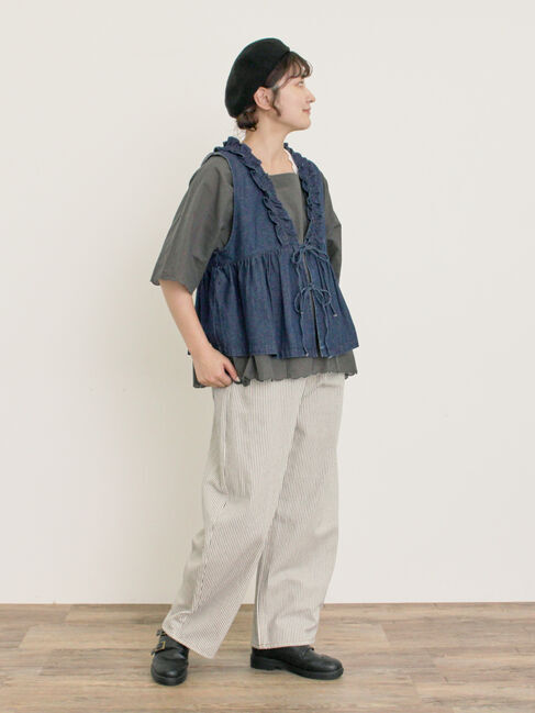 Samansa Mos2「◎裾スカラップブラウス」|シャツ・ブラウス|