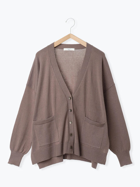 Samansa Mos2 blue「マルチスタイルVネックカーディガン」|カーディガン|